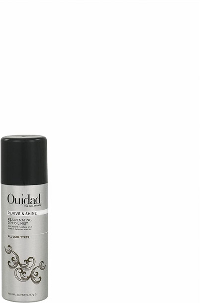 Ouidad, Revive & Shine Rejuvenating Dry Oil Mist, Softens & Moisturizes Curls, Intense Nourishment, 2oz