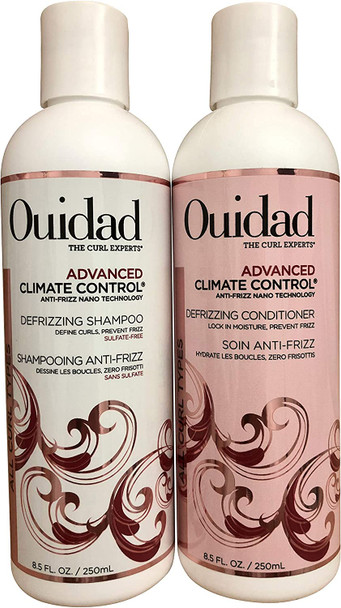 Ouidad Advanced Climate Control Defrizzing Shampoo & Conditioner Set Each 8.5 OZ