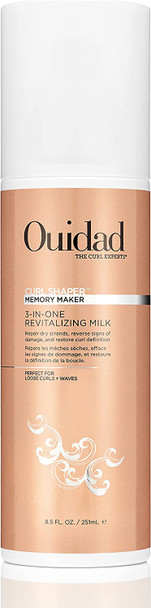 Ouidad, Curl Shaper Memory Maker 3-In-one Revitalizing Milk, Restores Texture Adds Definition, 8.5oz