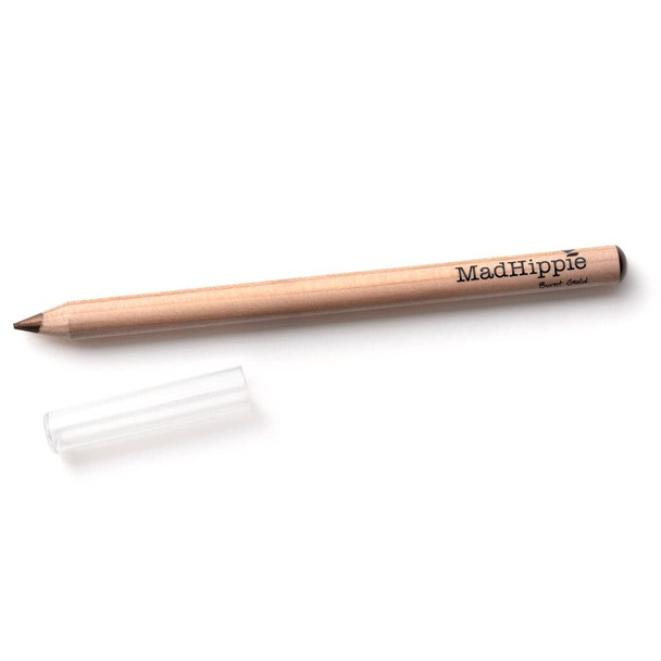 Mad Hippie Natural Makeup, Eye Pencil, Eyeliner, Eyebrow Pencil, Vegan Makeup, Easy to Apply, Soft & Blendable, Smudge or Define, Mineral Pigments, Burnt Gold, .04 Oz