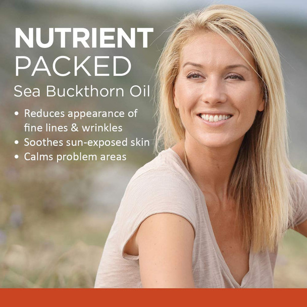 Life-flo Pure Organic Sea Buckthorn Oil | Balancing and Nourishing | Calms and Hydrates Dry, Mature or Problem Skin, 1oz