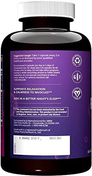 MRM Nutrition Relax-All A® Sleep | Relaxation + Calmness | Restful Sleep | GABA + L-Theanine + Ashwagandha| Vegan + Gluten Free | 15 Servings