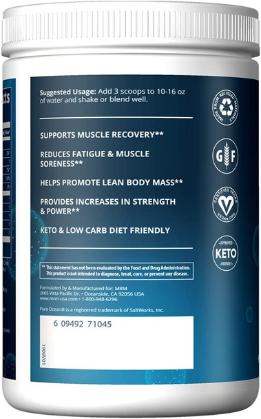 MRM Nutrition Reload BCAA+G Post-Workout Recovery| Island Fusion Flavored| 9.6g Amino Acids| with CarnoSynA®| Muscle Recovery| Keto Friendly| 26 Servings