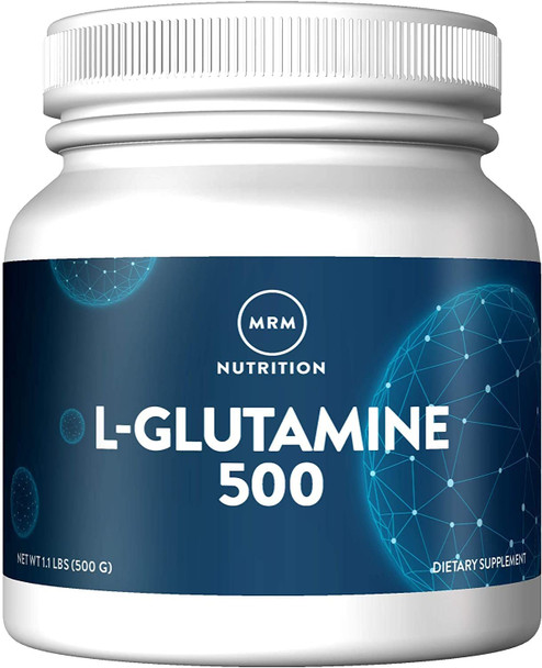 MRM Nutrition L-Glutamine | 5000mg | Recovery | Amino Acid | Muscle Support | Immune + Gut Health | Fermented | 100 Servings