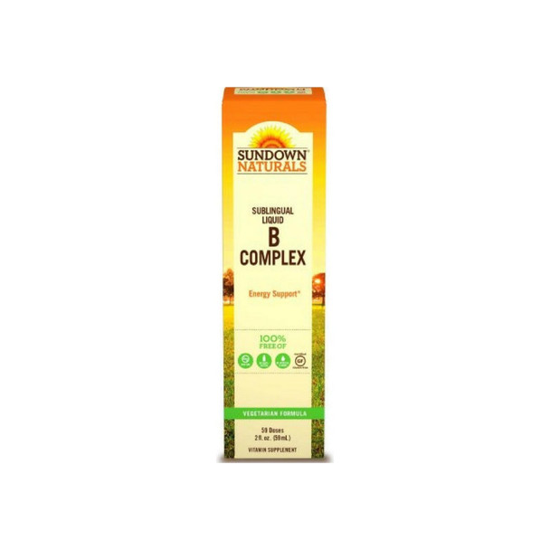 Sundown Naturals Sublingual Liquid B-Complex  2 Oz