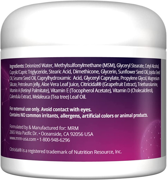 MRM - MSM Cream 4 oz.