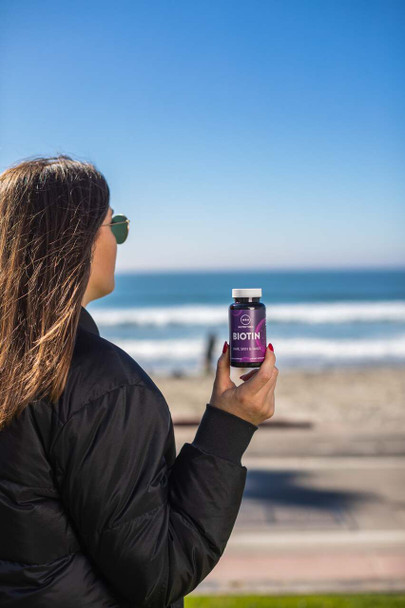 MRM Nutrition Biotin Hair Skin Nails Cellular Energy Vegan Gluten  Non GMO Project Verified 60 Servings