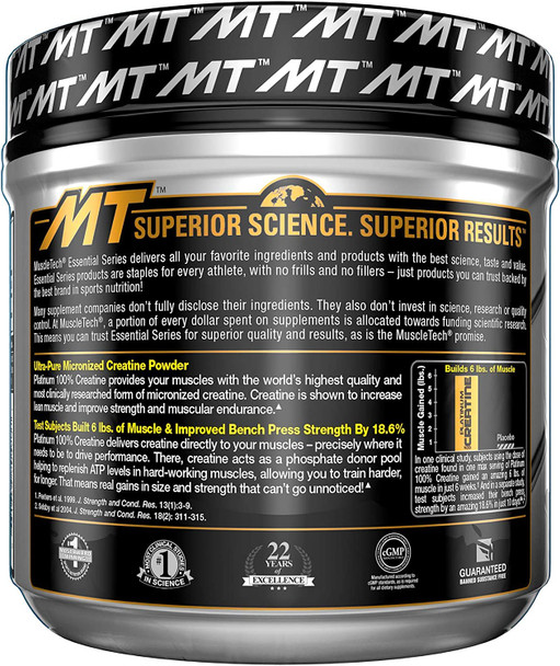 Creatine + Whey Protein Isolate Bundle - MuscleTech Platinum Creatine + MuscleTech Iso Whey Clear, Orange