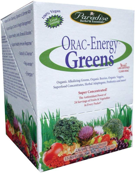 ORAC Energy Greens 15 packet box