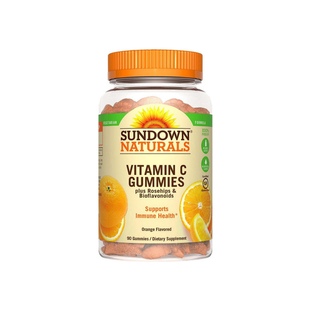 Sundown Naturals Vitamin C Gummies, Orange Flavor 90 ea