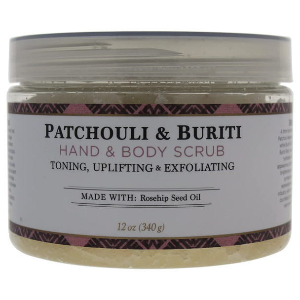 Nubian Heritage Patchouli & Buriti Hand & Body Scrub, 12 Ounce