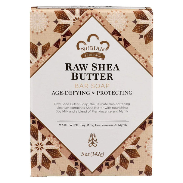 2 Pack of Nubian Heritage Bar Soap Raw Shea Butter - 5 oz