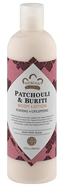 Nubian Heritage Patchouli & Buriti Lotion & Bar Soap Set