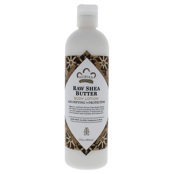 Nubian Heritage Lotion, Raw Shea and Myrrh, 13 Fluid Ounce