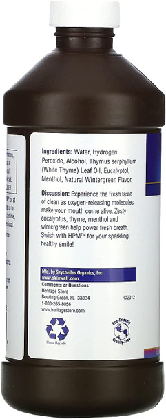 Heritage Arts Mouthwash-Hydrogen Peroxide Heritage Liquid Store, 16 Ounce
