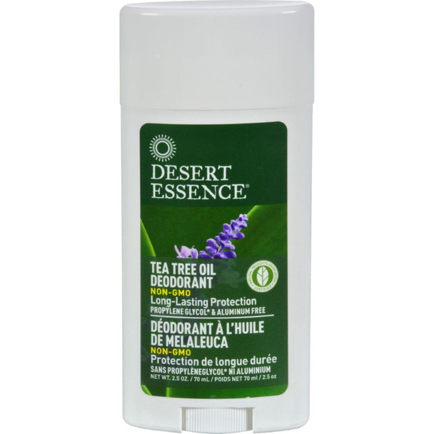 Desert Essence Tea Tree Oil Deodorant - 2.5 oz