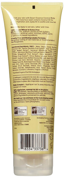 Desert Essence Body Wash, Coconut