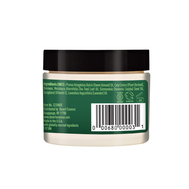 Desert Essence Tea Tree Oil Skin Ointment - 1 Fl Ounce - Pack of 6 - Jojoba & Lavender Essential Oils - Vitamin E - Sweet Almond Extract - Moisturizer For Dry Skin, Skin Irritations, Cuticles