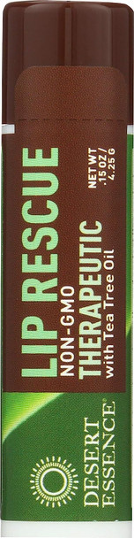 Desert Essence Lip Rescue tea tree, 0.15 oz