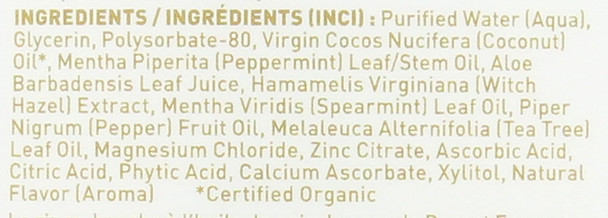 Desert Essence Coconut Oil Mouthwash - Coconut Mint - 16 Fl Ounce - Complete Oral Care - Refreshes Breathe - Virgin Coconut & Natural Mind Oil - Gum Health - Aloe Vera - Peppermint