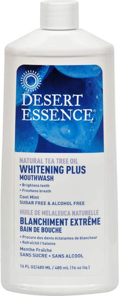 2 Pack of Desert Essence Mouthwash - Tea Tree Whitening Mint - 16 fl oz 2 Pack of Desert Essence Mouthwash - Tea Tree Whitening Mint - 16 fl oz