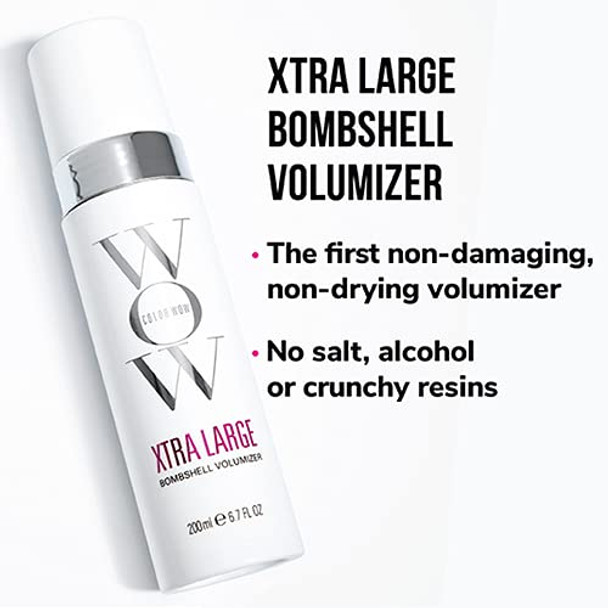 Color Wow Xtra Large Bombshell Volumizer - Brand new alcohol-free volumizing technology; weightless, non-drying, non-dulling; instantly thickens fine, flat hair; last for days