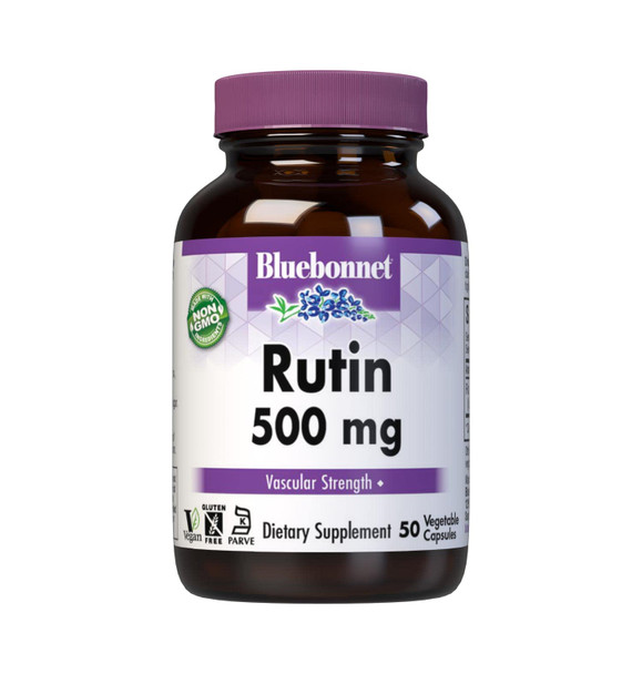 Bluebonnet Nutrition Rutin 500 mg, 50 Vegetable Capsules