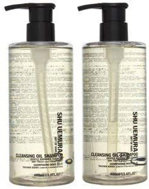 Shu Uemura Art of Hair Cleansing Oil Double Pack: Gentle Radiance Cleanser Shampoo 2 x 400ml
