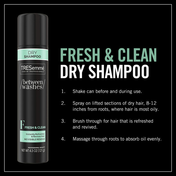 Tresemme Shampoo Dry Fresh & Clean 4.3 oz