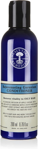 Neal's Yard Remedies Rejuvenating Geranium Condtioner | Restore Vitality to Oily Hair | 200ml