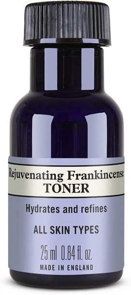 Neals Yard Remedies Rejuvenating Frankincense Toner - Alcohol-Free Face Toner for All Skin Types with Aloe Vera -Vegan Face Toner made with Organic Ingredients - 25ml (Travel Size)