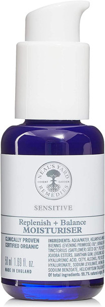 Neal's Yard Remedies Sensitive Moisturiser | Improve & Maintain Healthy Complexion | 50ml