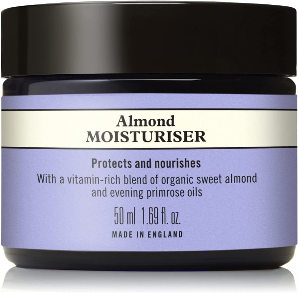 Neal's Yard Remedies Almond Moisturiser | Rich in Vitamins to Tone, Balance & Protect Skin | 50 g