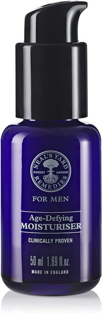 Neal's Yard Remedies Men's Age Defying Moisturiser | Boosts Firness & Reduces Wrinkles | 50ml