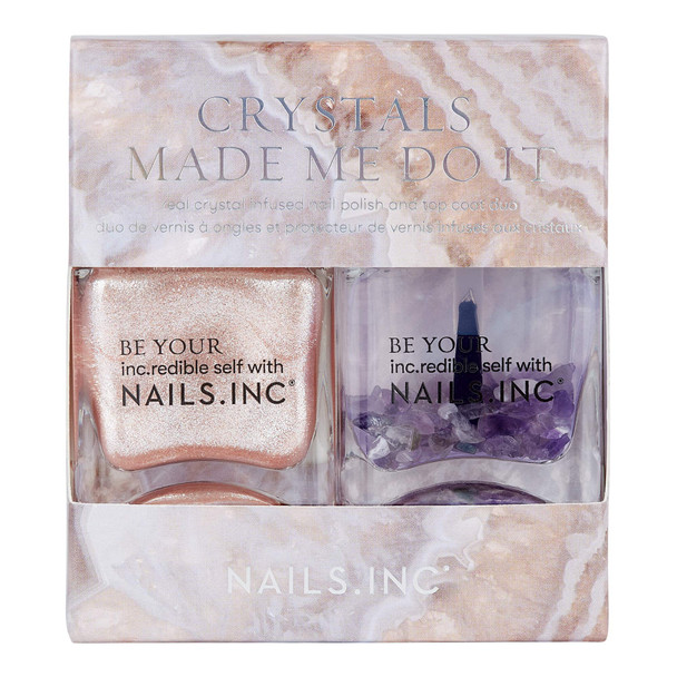 Nails Inc Crystals Made Me Do It Duo, 28 Ml (Pack Of 2)