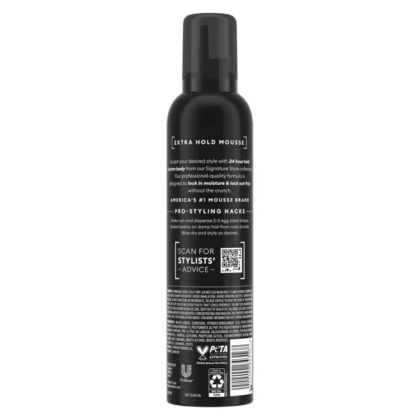 Tresemme Tres Two Hair Mousse Extra Hold 10.5 Oz