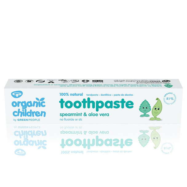 Green People Organic Children Toothpaste - Spearmint & Aloe Vera 50ml