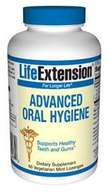 Life Extension Advanced Oral Hygiene 60 vegetarian mint Lozenges