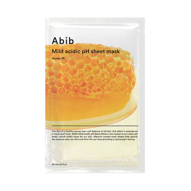 Mild Acidic pH Sheet Mask Honey Fit 30ml