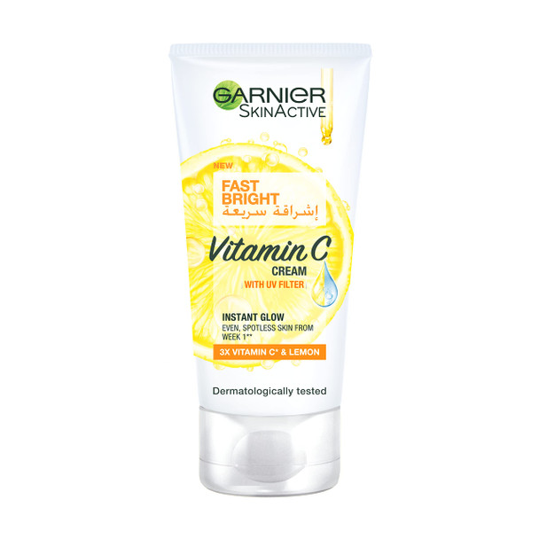 Garnier Day Cream Fast Fairnerss With UVA and UVB Filters Enriched with 3X Vitamin C And Lemon Skinactive Fast Fairness 50ml