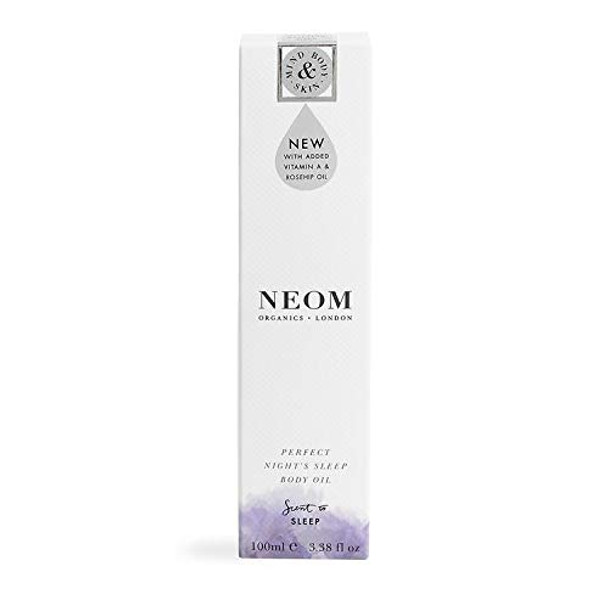 NEOM Perfect Night's Sleep Body Oil - 28ml | Lavender & Jasmine Essential Oil | Hydrate & Nourish | Scent to Sleep