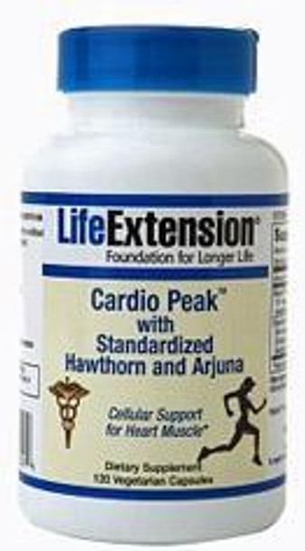 Life Extension Cardio Peak With Standardized Hawthorn And Arjuna 120 Vege Caps