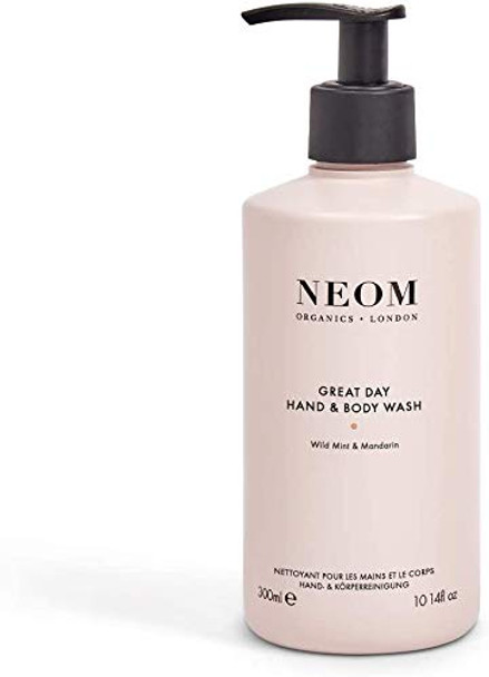 NEOM Great Day Hand & Body Wash, 300ml | Wild Mint & Mandarin | Gently Cleanse & Soften…