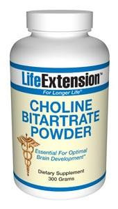 Life Extension Choline Bitartrate 300 grams