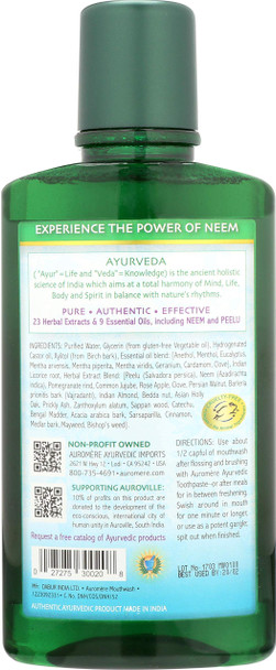 Auromere Ayurvedic Mouthwash - Vegan, Fluoride Free, Alcohol Free, Natural, Non GMO (16 fl oz), 2 Pack