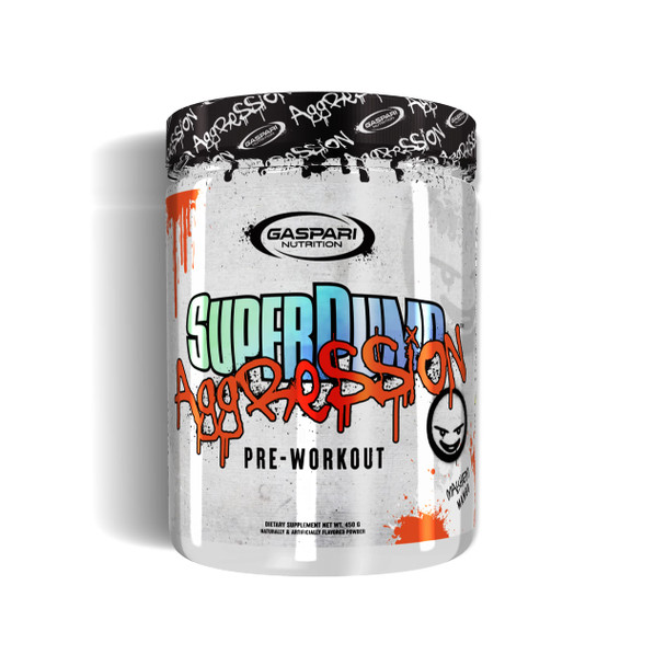 Gaspari Nutrition SuperPump Aggression Pre-Workout: Energy, Focus, Endurance and Recovery, with Creatine and Caffeine - Mayhem Mango, 25 Servings