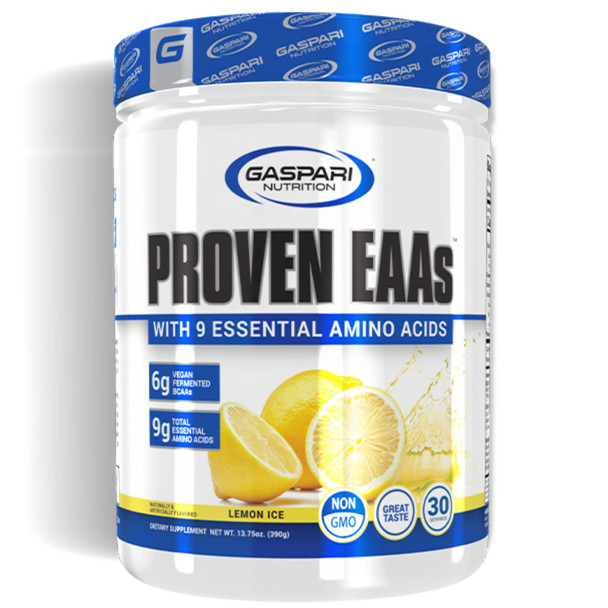 Proven EAAs with 9 Essential Amino Acids, Lemon Ice, 30 Servings