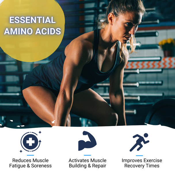 Proven EAAs with 9 Essential Amino Acids, Lemon Ice, 30 Servings