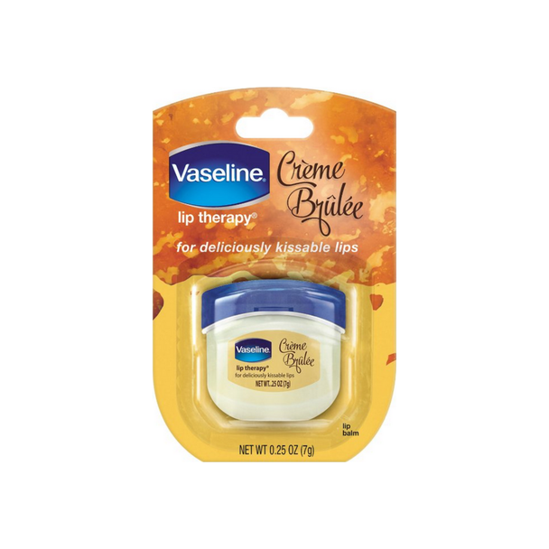 Vaseline Lip Therapy Lip Balm, Creme Brulee 0.25 oz