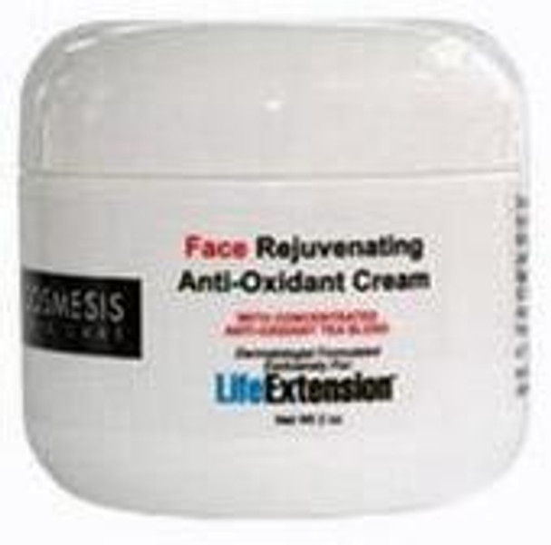 Life Extension Face Rejuvenating Anti-Oxidant Cream 2 Oz
